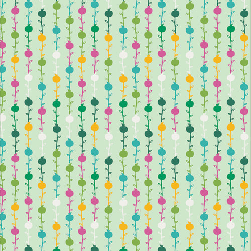Seeds of Potential Rain or Shine Fabric, 1 yard // Art Gallery Fabric // Jessica Swift // Frog // Rainbow