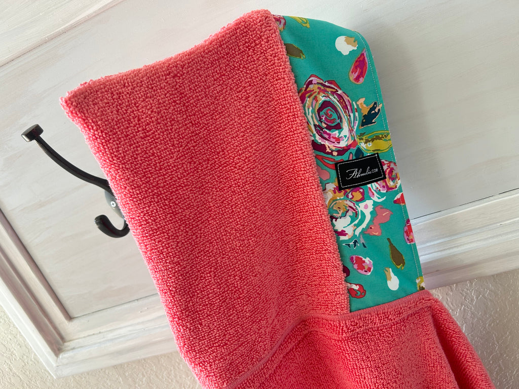 Swifting Flora Boho Fusion Hooded Bath Beach Pool Towel