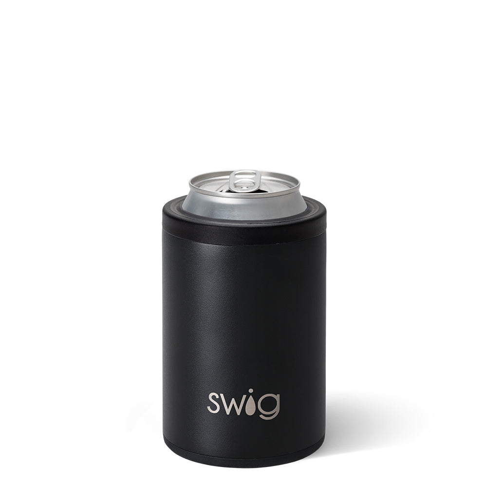 Black Can + Bottle Cooler 12 oz Swig