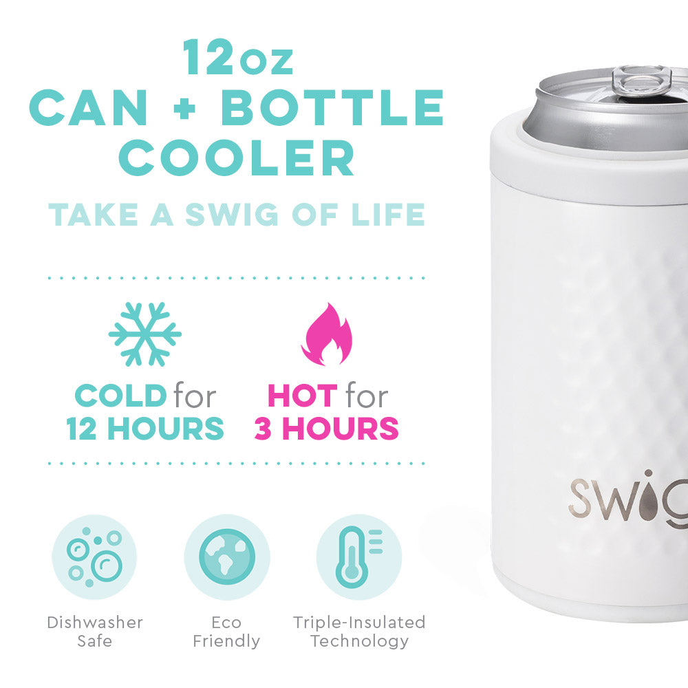 Golf Partee Can + Bottle Cooler 12 oz Swig