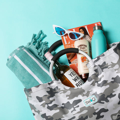 Swig Life Incognito Camo & Aqua Tall Straw Set –