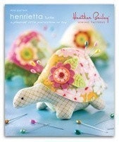Heather Bailey Henrietta Turtle Pincushion/Toy Sewing Pattern, FREE SHIPPING