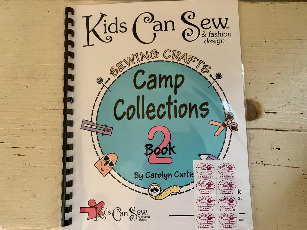 Kids Can Sew Camp Collection 2 Sewing Pattern Packet