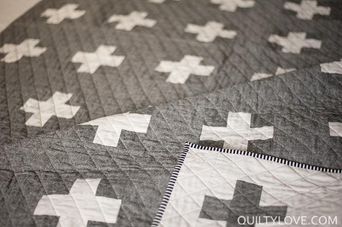 Quilty Love Double The Plus Quilt Pattern // Double Sided Quilt // No. 101 // Baby  // Throw //  Queen // King // Beginner //Emily Dennis