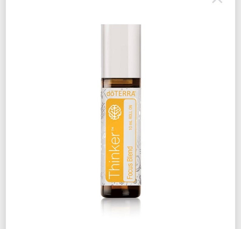 Thinker Rollerball Essential Oil 10 ml // Certified Pure Therapeutic Grade // Supplement // Home Remedy // Aroma Therapy //