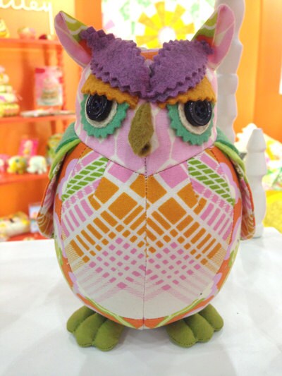Heather Bailey Edgar Owl and Poe Pincushion Sewing Pattern, FREE SHIPPING